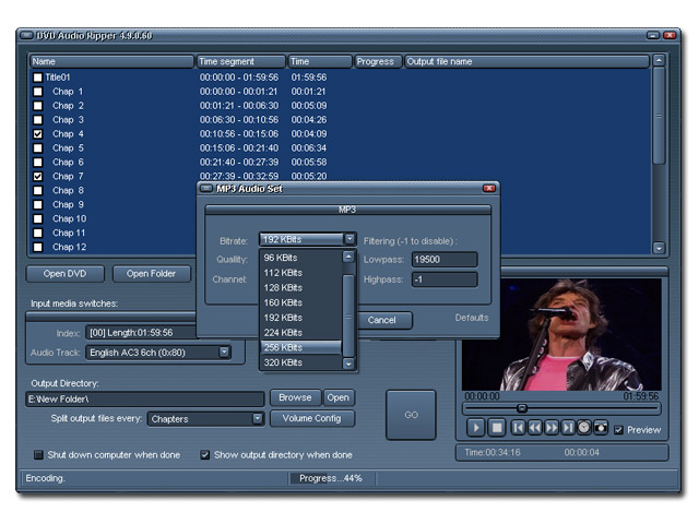 DVD Audio Ripper Screenshot