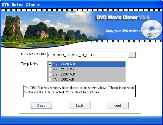 DVD Movie Cloner Screenshot