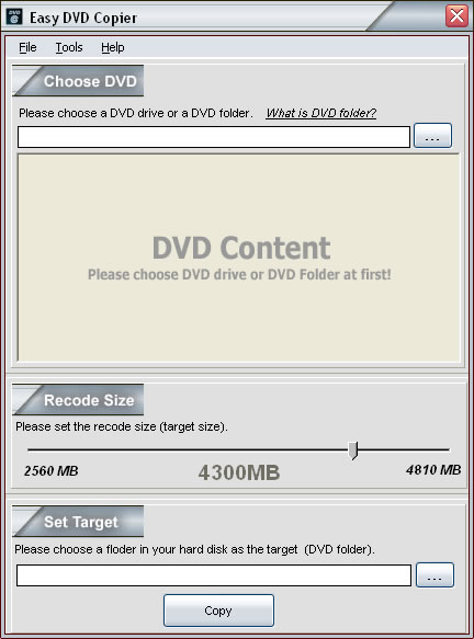 Easy DVD Copier Screenshot
