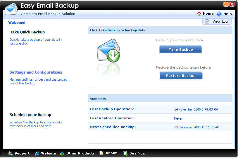 Easy Email Backup Screenshot