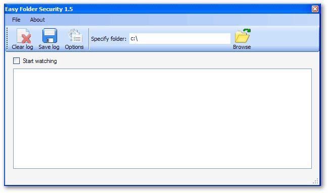 Easy Folder Security Screenshot