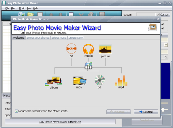 Easy Photo Movie Maker Screenshot
