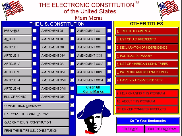 Electronic Constitution Screenshot