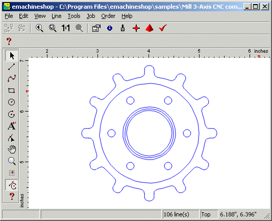 eMachineShop 3D CAD Screenshot