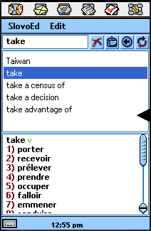 English-French Gold Dictionary for UIQ Screenshot
