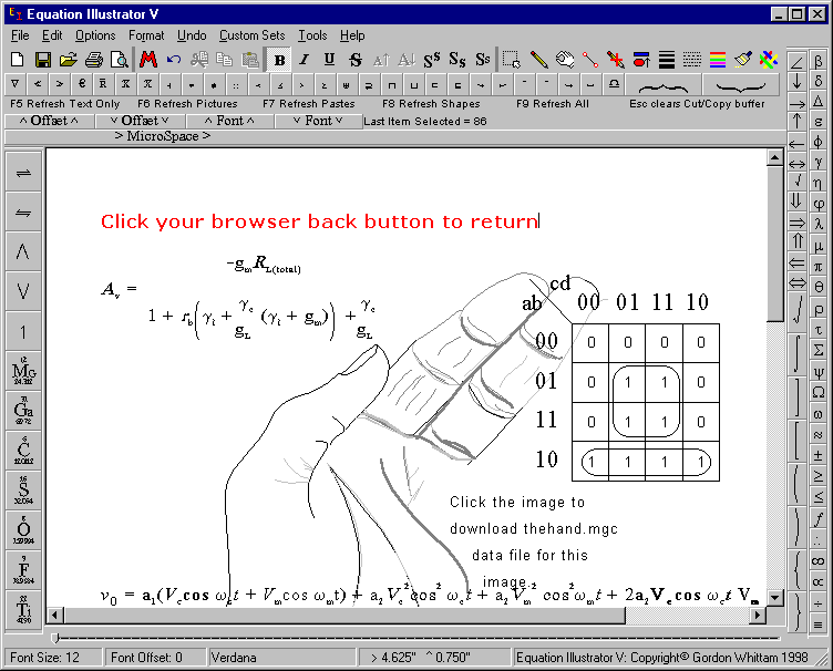 Equation Illustrator V Screenshot