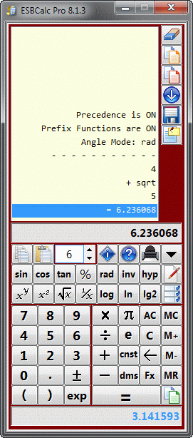 ESBCalc Pro - Scientific Calculator Screenshot