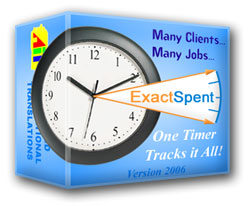 ExactSpent Time Tracking Software Screenshot