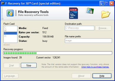F-Recovery for SD Screenshot