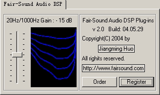 Fair-Sound Audio DSP Plug-ins Screenshot