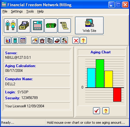 FF Network Billing Screenshot