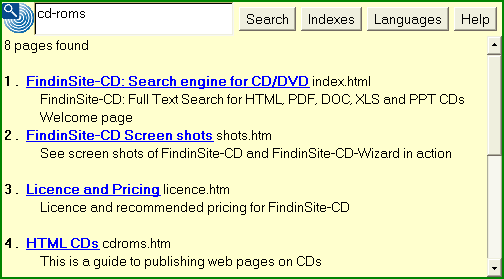 FindinSite-CD Screenshot