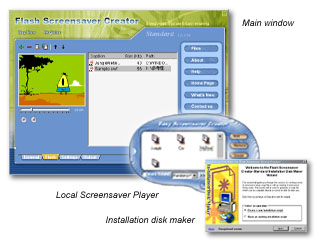 Flash Screensaver Creator Screenshot