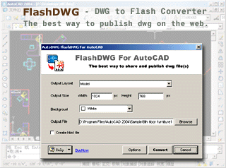 FlashDWG-DWG to Flash Converter Screenshot