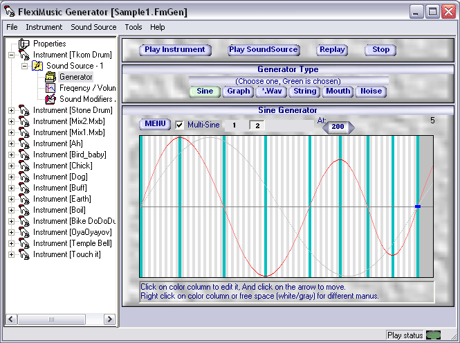 FlexiMusic Generator Screenshot