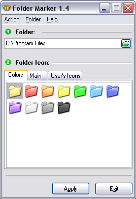 Folder Marker - Changes Folder Icons Screenshot