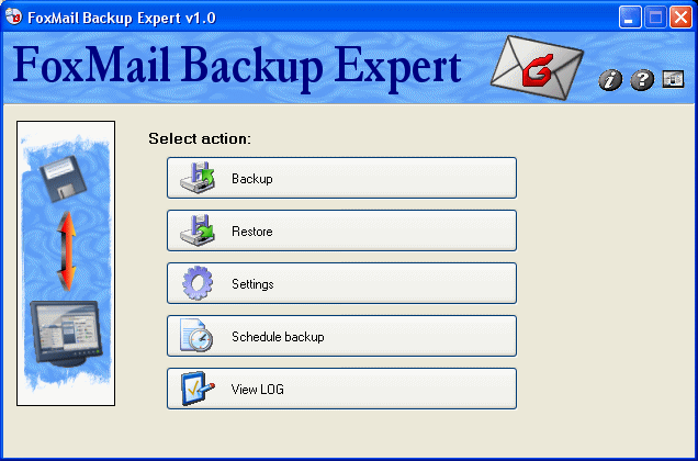 FoxMail BackUp Expert Screenshot