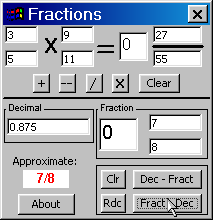 Fractions n Decimals CE Screenshot