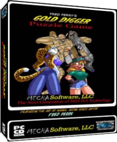 Fred Perry Gold Digger Puzzle Game CDRom and Demo Screenshot