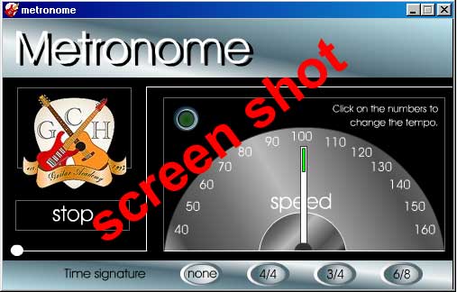 Free Mac OSX metronome Screenshot