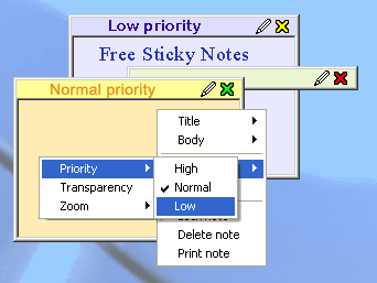 Free Sticky Notes Screenshot
