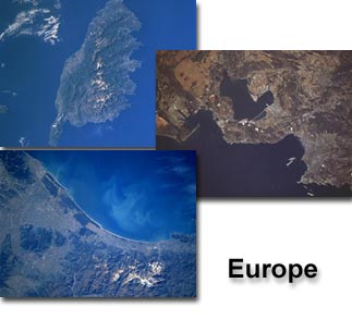 From Space to Earth - Europe Screen Saver Screenshot
