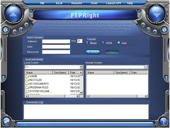 FtpRight Screenshot