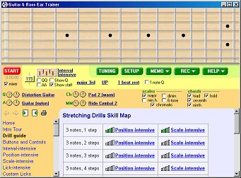 Guitar and Bass Ear Trainer Screenshot