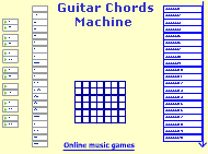 Guitar chords machine Screenshot