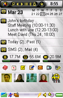 Handy Day 2005 Pro for Sony Ericsson Screenshot