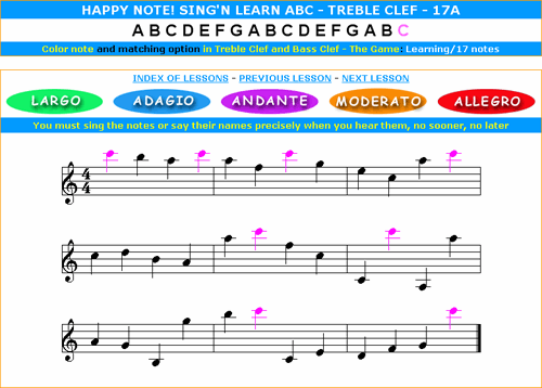 Happy Note! Sing 'n Learn Screenshot