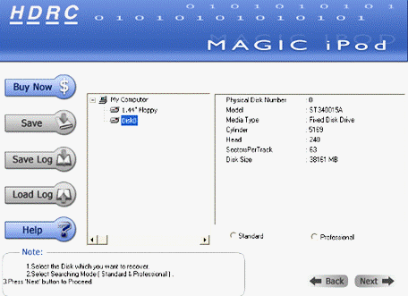 HDRC Magic Ipod Screenshot