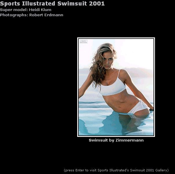 Heidi Klum Shows Swimsuites Screenshot