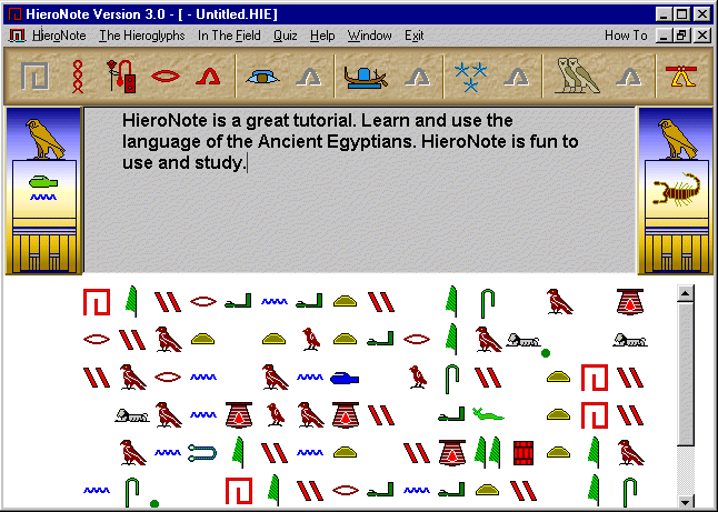 HieroNote Screenshot