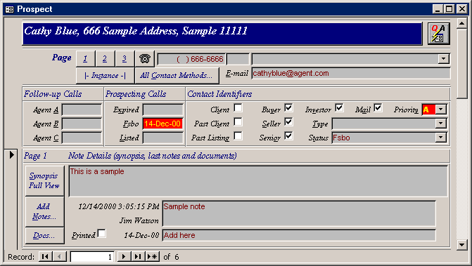 Home Prospector 2001 Screenshot