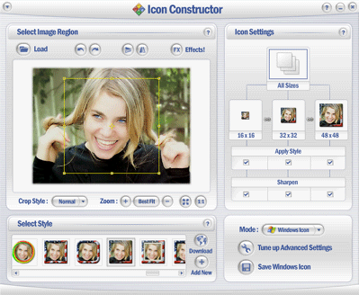 Icon Constructor - advanced icon creator Screenshot