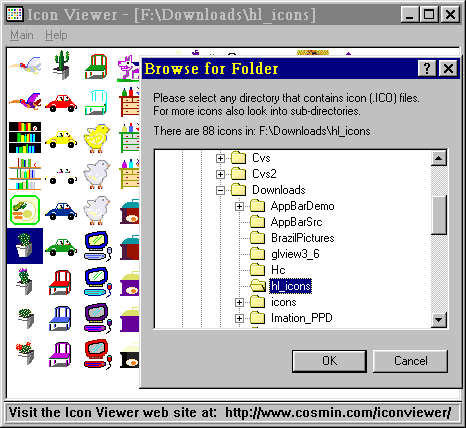 Icon Viewer Screenshot