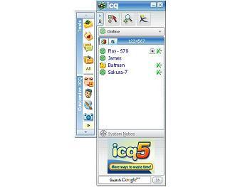 ICQ 5.04 Screenshot