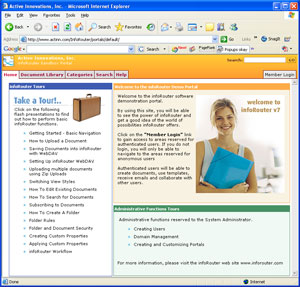 infoRouter Document Management Software Screenshot