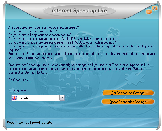 Internet Speed Up Lite Screenshot