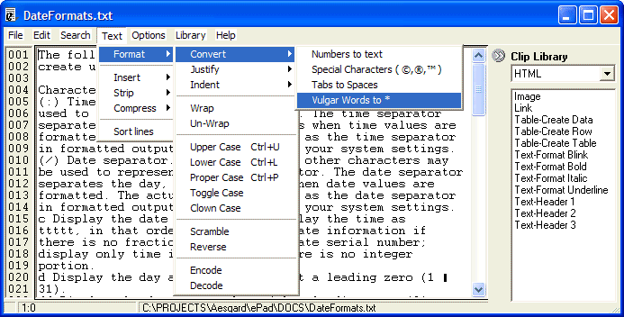IP_ePad Screenshot