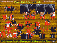 Jigsaw Palace Guard Screenshot
