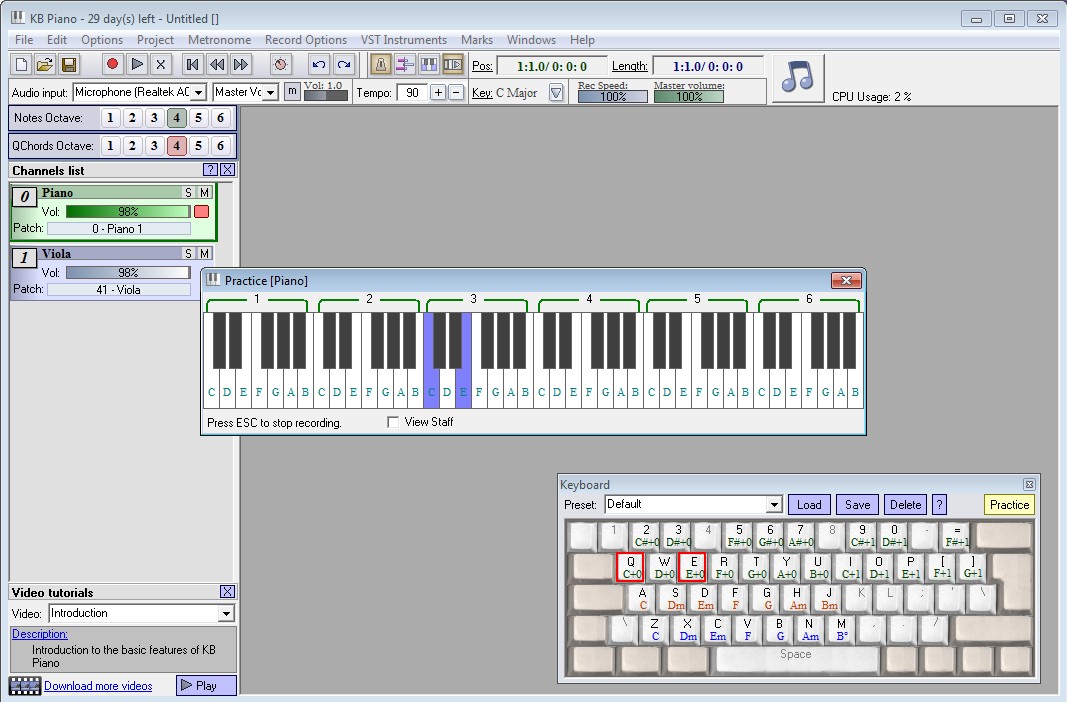 KB Piano Screenshot