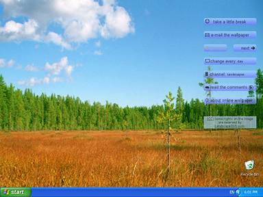 Landscapes Online Wallpaper Screenshot