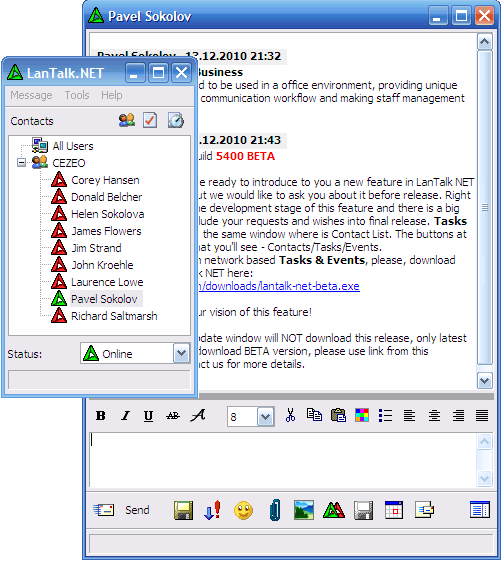 LanTalk NET Screenshot