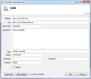 LinkBase Screenshot