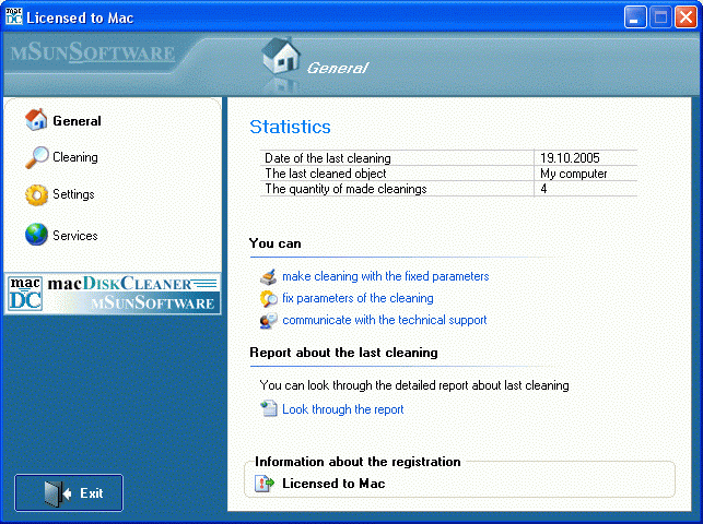 macDiskCleaner Screenshot