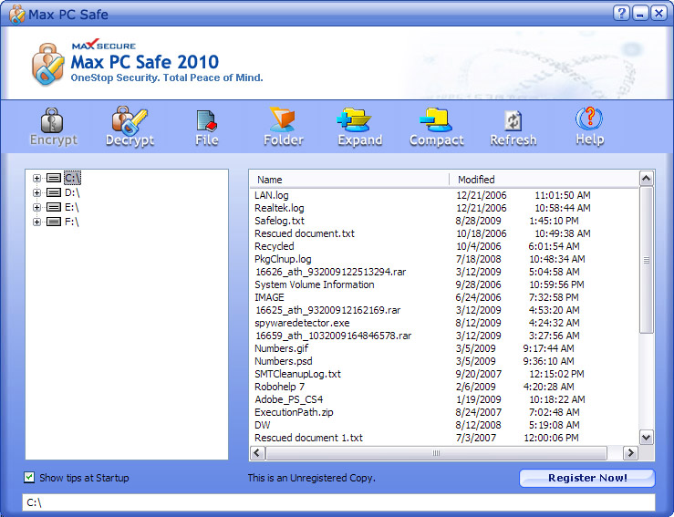 Max PC Safe Screenshot