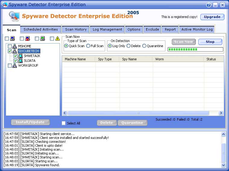 Max Secure Spyware Detector - Enterprise Screenshot