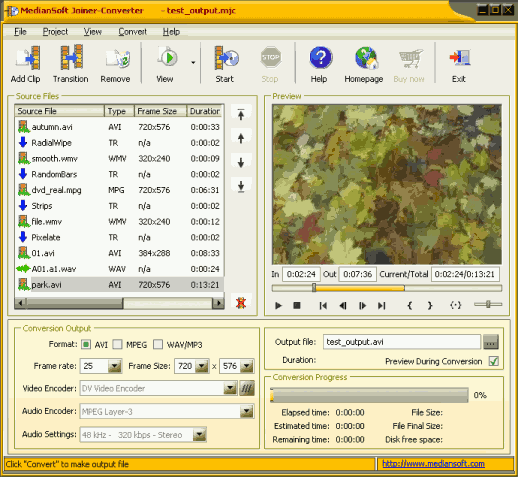MedianSoft Joiner-Converter Screenshot